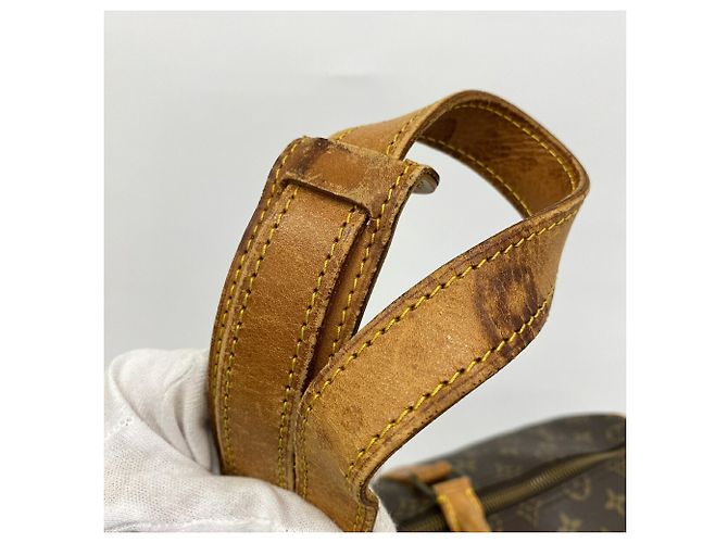 Louis Vuitton Boston Monogram Keepall Bandoulière 50 Braun - Ansicht 8