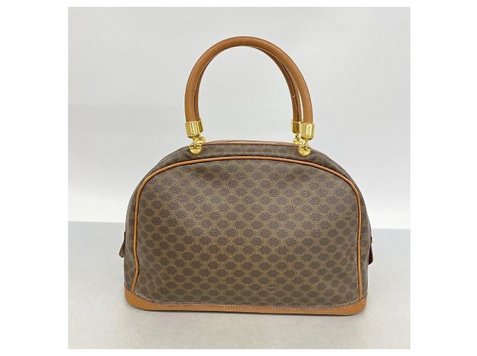 Céline Bolso Celine Macadam Brown Castaño - vista 10