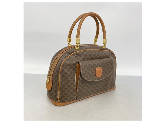 Céline Bolso Celine Macadam Brown Castaño - vista 2