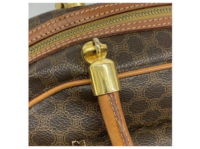 Céline Bolso Celine Macadam Brown Castaño - vista 9