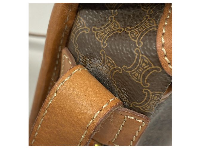 Céline Bolsa de Ombro Celine Macadam Marrom - vista 10