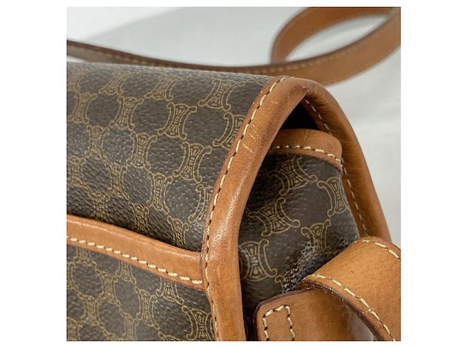 Céline Bolsa de Ombro Celine Macadam Marrom - vista 6