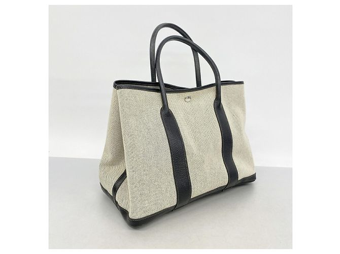 Hermès Saco Tote Hermes Garden PM Preto - vista 2