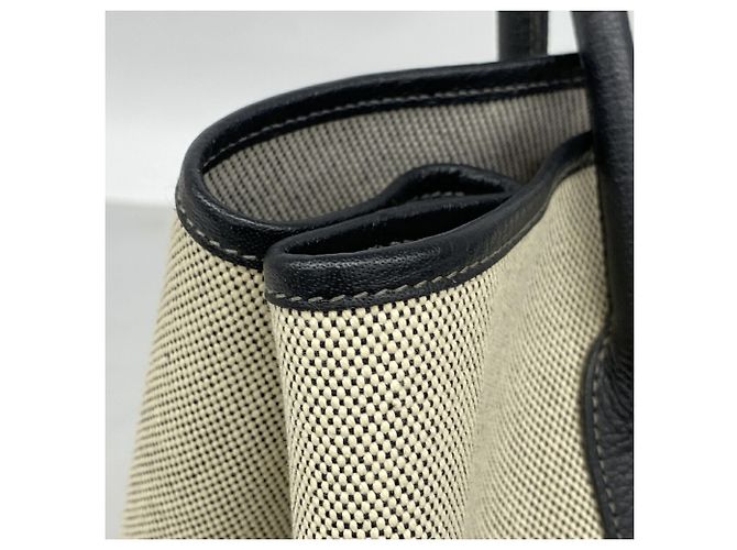 Hermès Saco Tote Hermes Garden PM Preto - vista 8