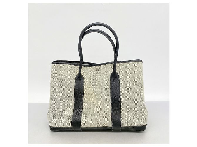 Hermès Saco Tote Hermes Garden PM Preto - vista 9