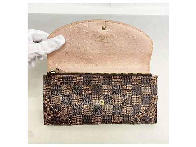 Louis Vuitton Damier Portefeuille Caïssa Long Wallet Rosa - vista 10