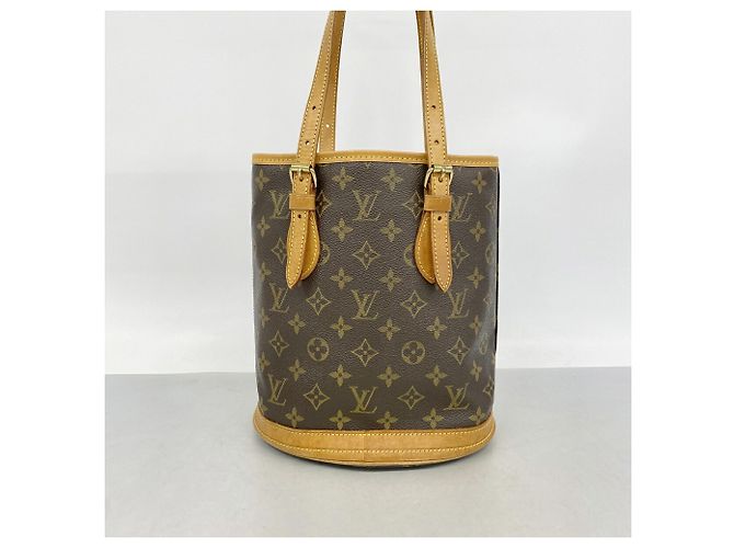 Louis Vuitton Monogram Bucket PM Tote Bag Braun - Ansicht 10