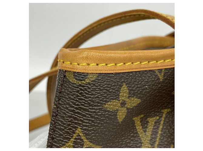 Louis Vuitton Monogram Bucket PM Tote Bag Braun - Ansicht 9