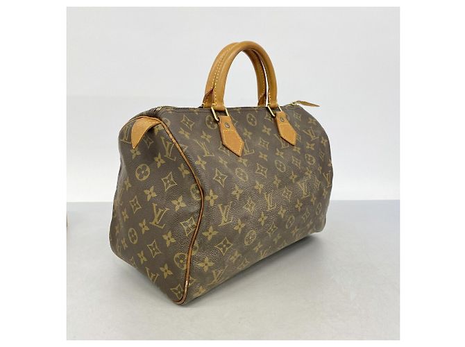 Borsa Louis Vuitton Monogram Speedy 30 Marrone - vista 2
