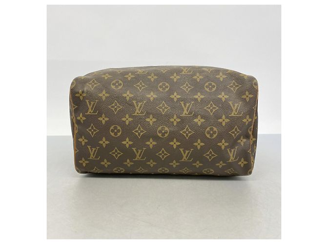 Borsa Louis Vuitton Monogram Speedy 30 Marrone - vista 3