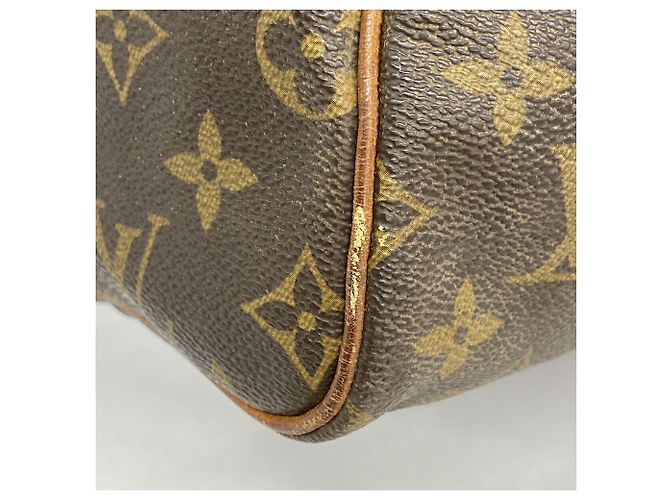 Borsa Louis Vuitton Monogram Speedy 30 Marrone - vista 8