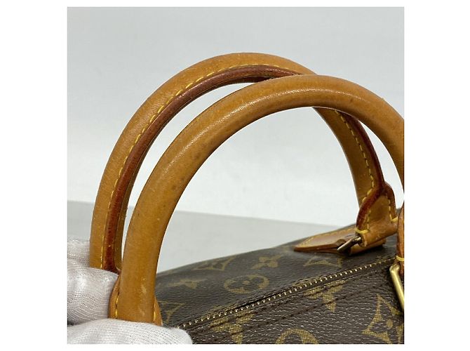 Borsa Louis Vuitton Monogram Speedy 30 Marrone - vista 9