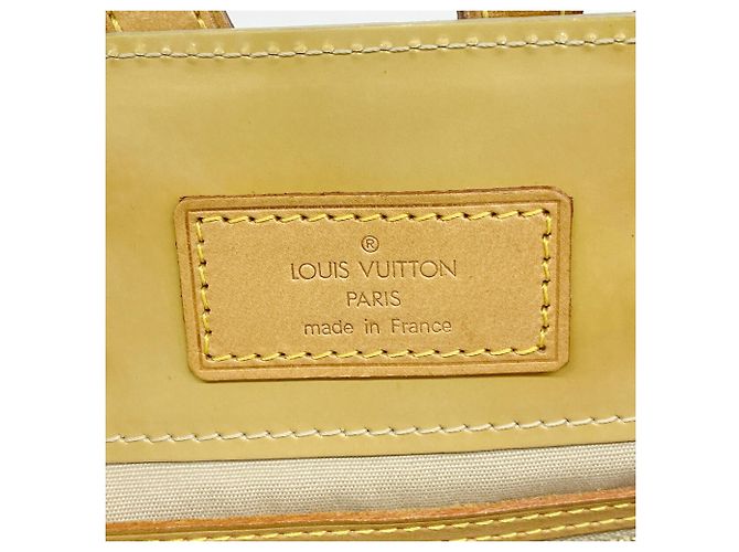Bolsa Louis Vuitton Vernis Lead PM Bege - vista 5