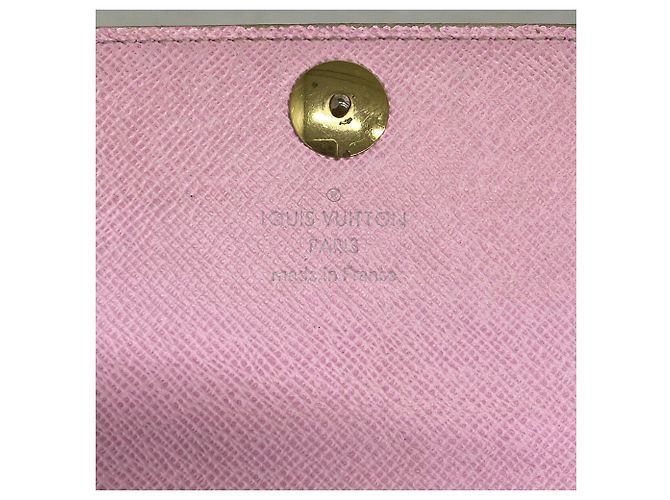 Louis Vuitton Monogram Multicolor Portefeuille Sarah Long Wallet Rosa Bianco - vista 4