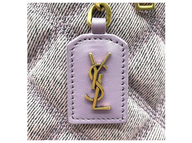 Borsa a tracolla Vanity trapuntata Yves Saint Laurent anni '80 Porpora - vista 12