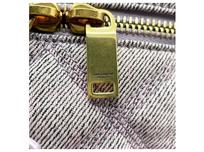 Borsa a tracolla Vanity trapuntata Yves Saint Laurent anni '80 Porpora - vista 14