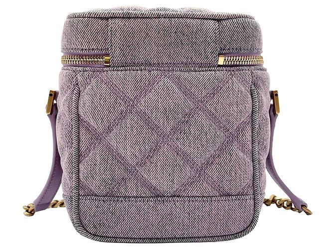 Borsa a tracolla Vanity trapuntata Yves Saint Laurent anni '80 Porpora - vista 2