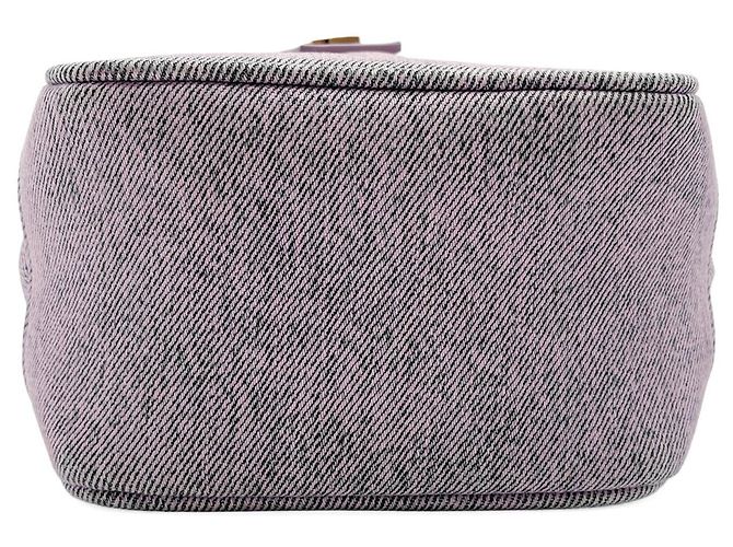 Borsa a tracolla Vanity trapuntata Yves Saint Laurent anni '80 Porpora - vista 5