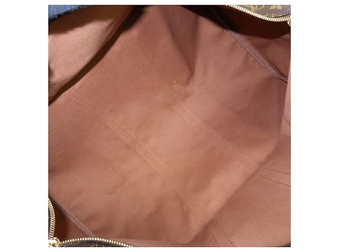 Louis Vuitton Keepall Bandouliere Monogram Canvas 55 Marrone - vista 5
