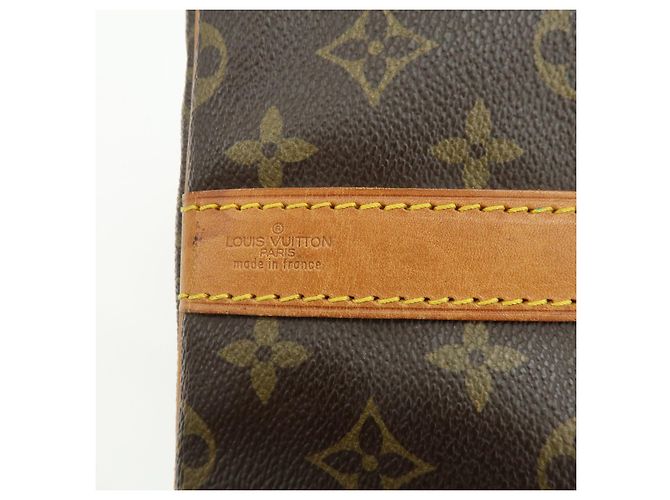 Louis Vuitton Keepall Bandouliere Monogram Canvas 55 Marrone - vista 6