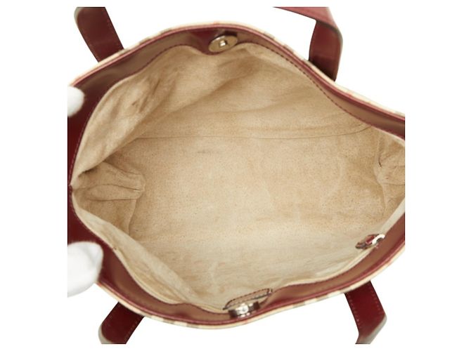 Burberry Nova Check Shadow Horse Handtasche Mehrfarben Beige - Ansicht 10