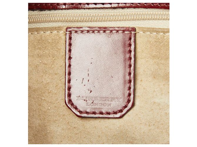 Burberry Nova Check Shadow Horse Handtasche Mehrfarben Beige - Ansicht 11