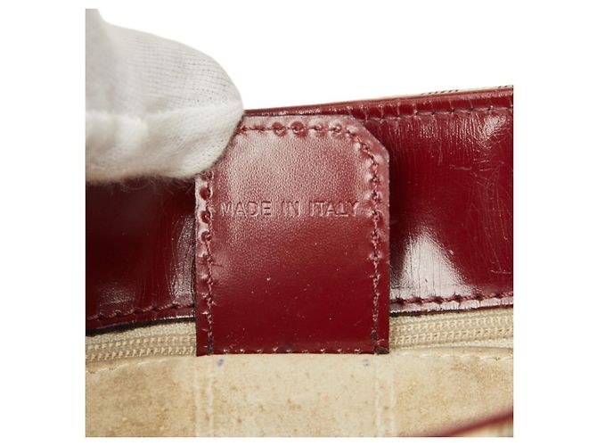Burberry Nova Check Shadow Horse Handtasche Mehrfarben Beige - Ansicht 12