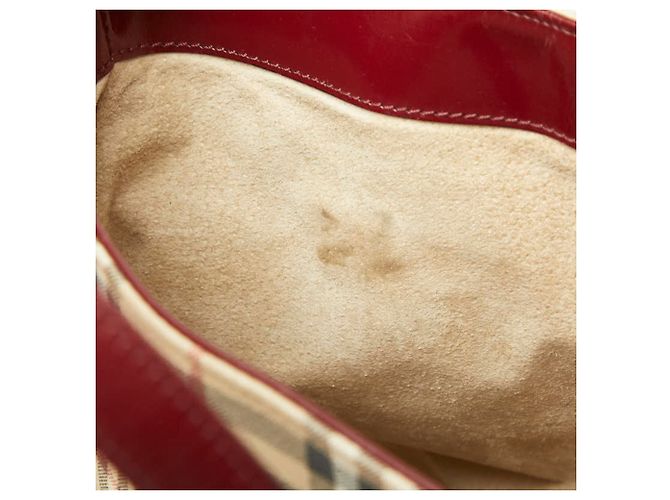 Burberry Nova Check Shadow Horse Handtasche Mehrfarben Beige - Ansicht 8
