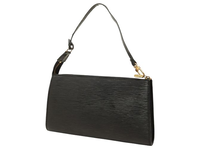 Borsa Louis Vuitton Epi Pochette Accessoires Nero - vista 2