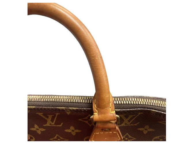 Sac à main Louis Vuitton Monogram Alma Marron - vue 10