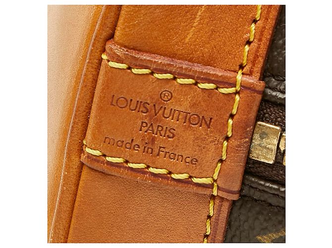 Sac à main Louis Vuitton Monogram Alma Marron - vue 11