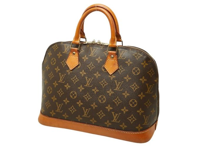 Sac à main Louis Vuitton Monogram Alma Marron - vue 2