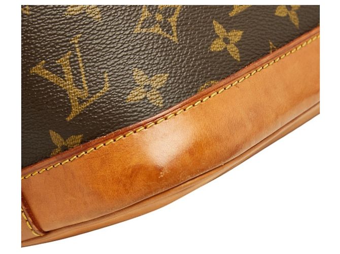 Sac à main Louis Vuitton Monogram Alma Marron - vue 7