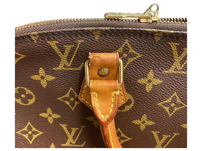 Sac à main Louis Vuitton Monogram Alma Marron - vue 8