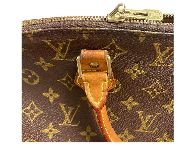Sac à main Louis Vuitton Monogram Alma Marron - vue 9