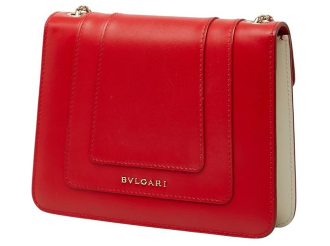 Bulgari Borsa a tracolla e spalla Bvlgari Serpenti Forever Rosso - vista 2