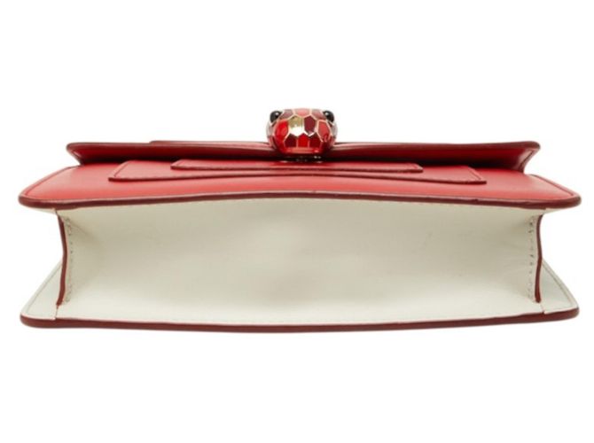 Bulgari Borsa a tracolla e spalla Bvlgari Serpenti Forever Rosso - vista 3