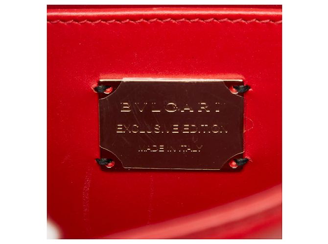 Bulgari Borsa a tracolla e spalla Bvlgari Serpenti Forever Rosso - vista 8