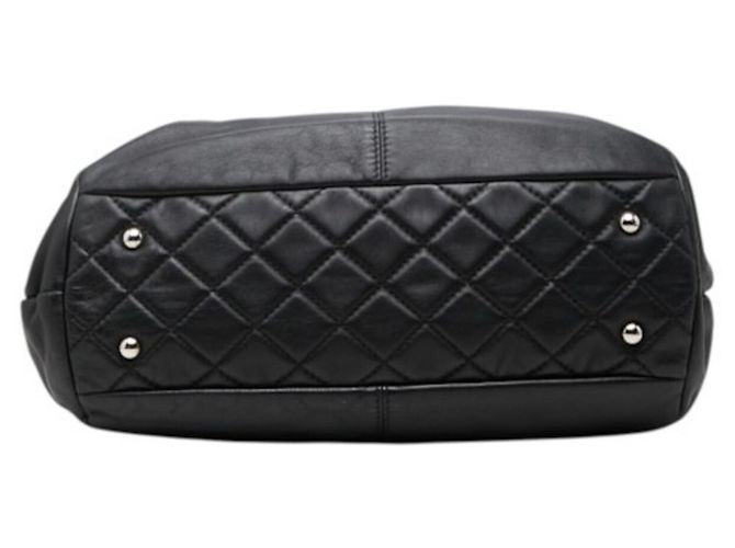 Chanel Coco Mark Handtasche Chain Tote Bag Schwarz - Ansicht 3