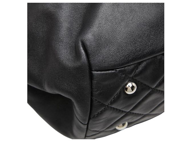 Chanel Coco Mark Handtasche Chain Tote Bag Schwarz - Ansicht 5