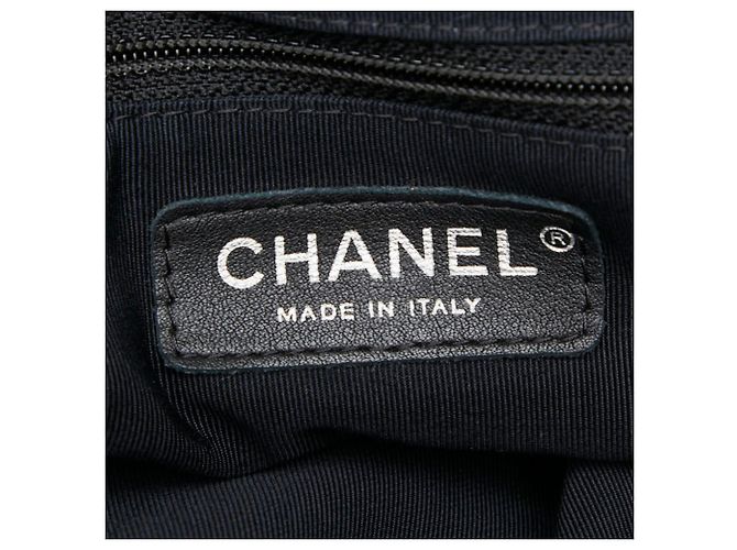 Chanel Coco Mark Handtasche Chain Tote Bag Schwarz - Ansicht 9