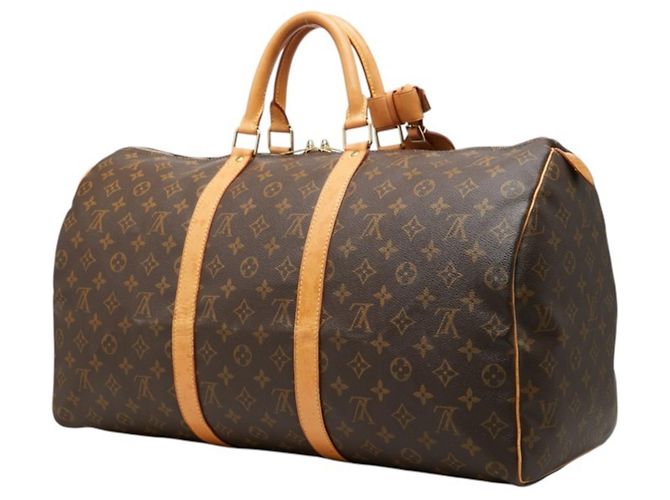 Louis Vuitton Monogram Keepall 50 Boston Tasche Braun - Ansicht 2