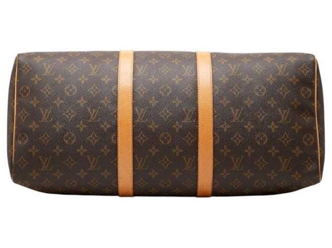 Louis Vuitton Monogram Keepall 50 Boston Tasche Braun - Ansicht 3