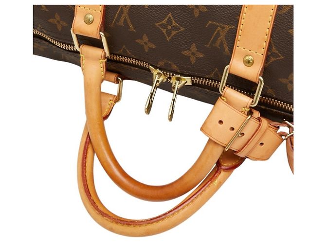 Louis Vuitton Monogram Keepall 50 Boston Tasche Braun - Ansicht 8