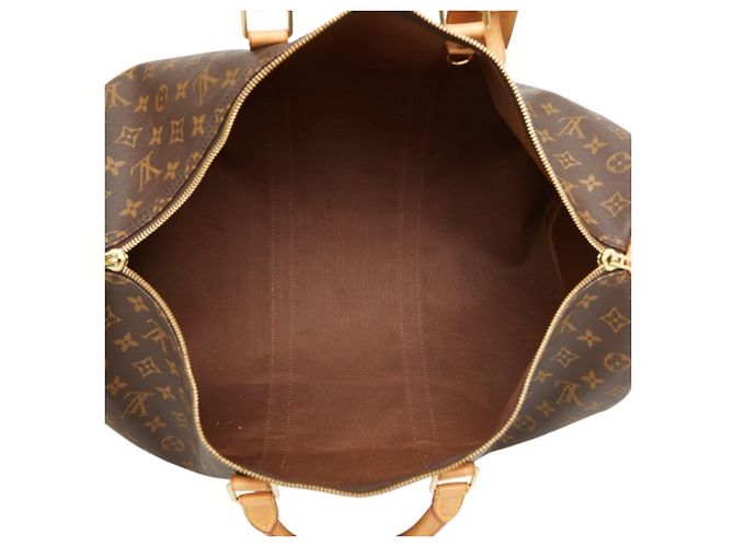 Louis Vuitton Monogram Keepall 50 Boston Tasche Braun - Ansicht 9