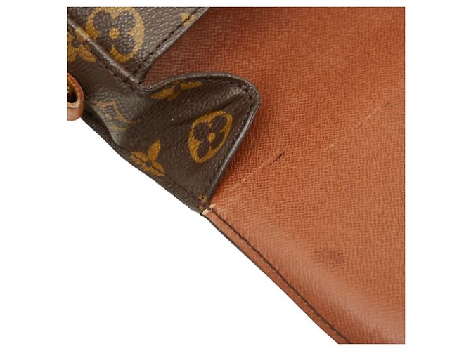 Bolso bandolera Louis Vuitton Monogram Saint Cloud MM Castaño - vista 11