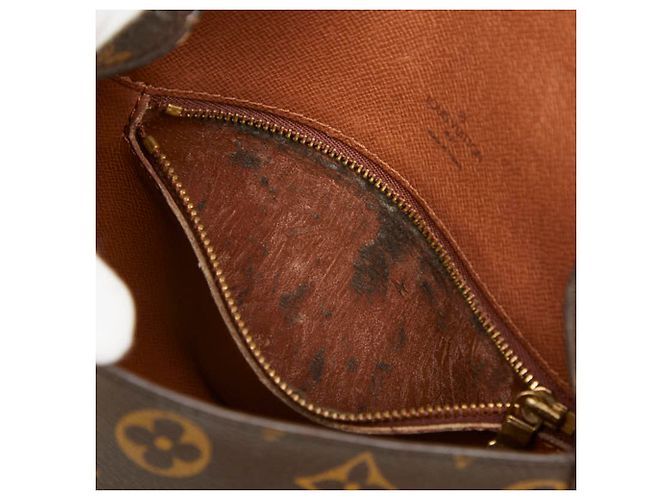 Bolso bandolera Louis Vuitton Monogram Saint Cloud MM Castaño - vista 12