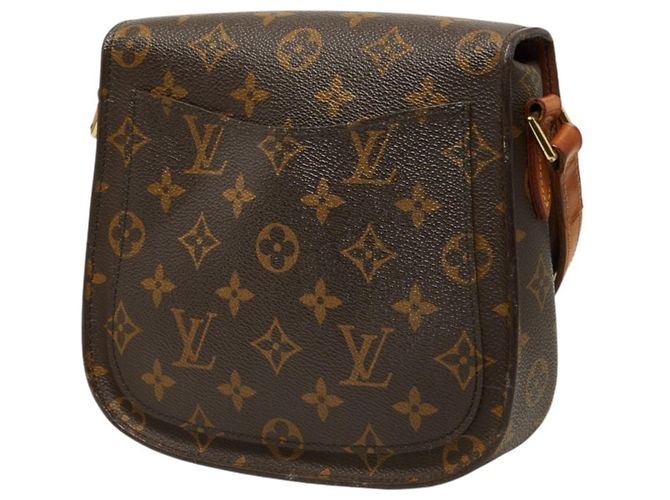 Bolso bandolera Louis Vuitton Monogram Saint Cloud MM Castaño - vista 2