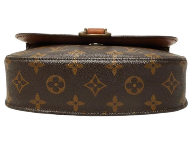 Bolso bandolera Louis Vuitton Monogram Saint Cloud MM Castaño - vista 3