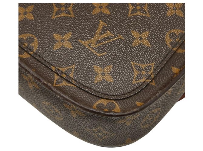 Bolso bandolera Louis Vuitton Monogram Saint Cloud MM Castaño - vista 6